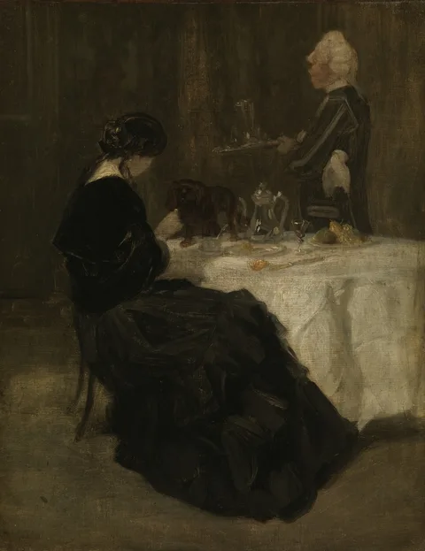 Charles Bargue, Lady at a Table