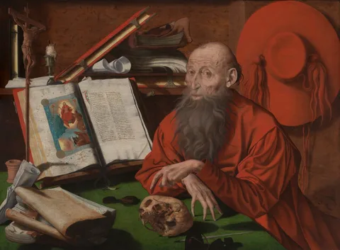 Marinus van Reymerswaele, Saint Jerome in His Study