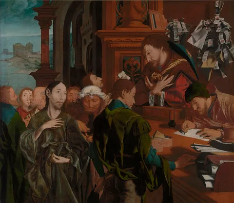 Marinus van Reymerswaele, The Calling of Matthew