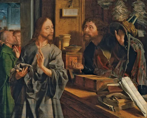 Marinus van Reymerswaele, The Calling of Saint Matthew