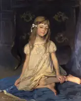Sabine Lepsius, Monica, the daughter of the artist