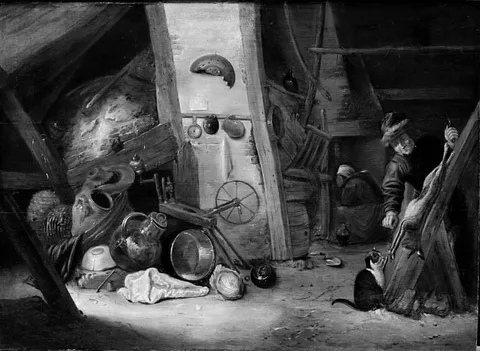David Teniers the Elder, Interior of a Kitchen