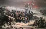 Adolphe Yvon, Marshal Ney Supporting the Rear Guard During the Retreat from Moscow