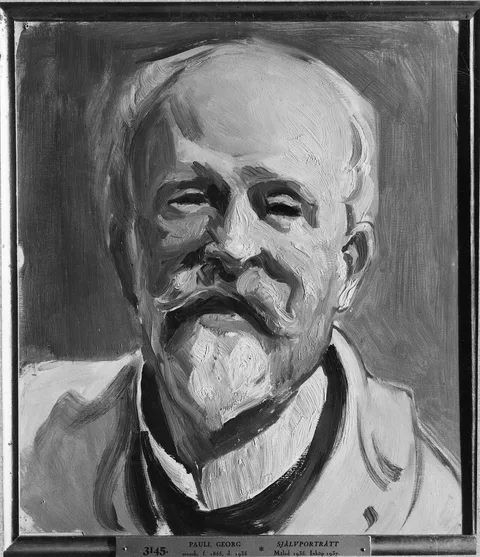 Georg Pauli, Självporträtt