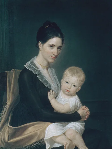 John Vanderlyn, Mrs. Marinus Willett and Her Son Marinus, Jr.
