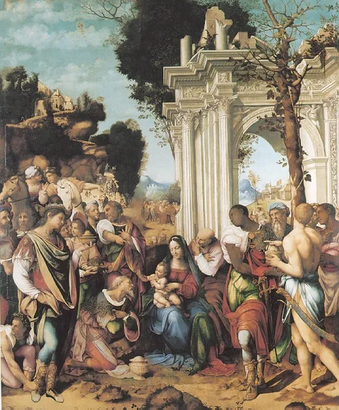 Cesare da Sesto, The Adoration of the Magi