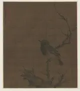Bian Jingzhao, Sleeping Bird on a Prunus Branch