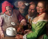 Vincenzo Campi, The Ricotta Eaters