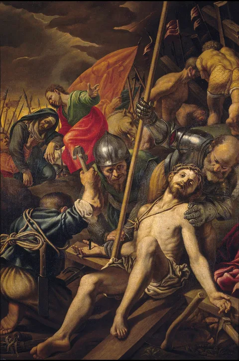 Vincenzo Campi, Christ nailed to the Cross