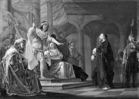 Nikolaus Knüpfer, Paulus the Apostle defending himself at the Trial in Caesarea