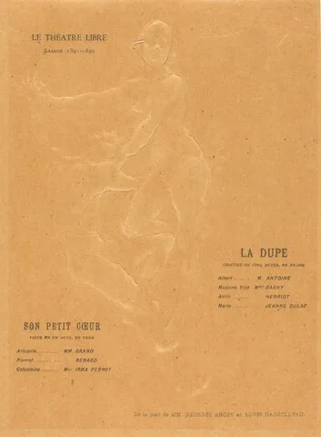 Alexandre Charpentier, La Dupe; Son petit coeur