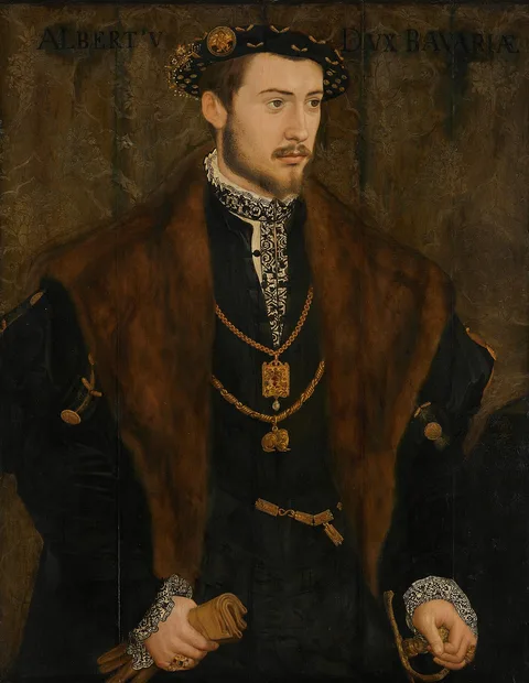 Hans Muelich, Painting of Albrecht V Bayern by Hans Muelich