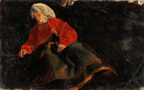 August Cappelen, Peasant Woman from Telemark