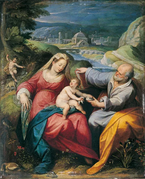 Jacopo Zucchi, Holy family