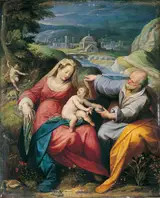 Jacopo Zucchi, Holy family