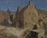 Panos Terlemezyan, The woman at the source. Brittany