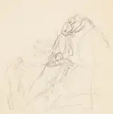 Valentine Cameron Prinsep, Figure Studies [verso]