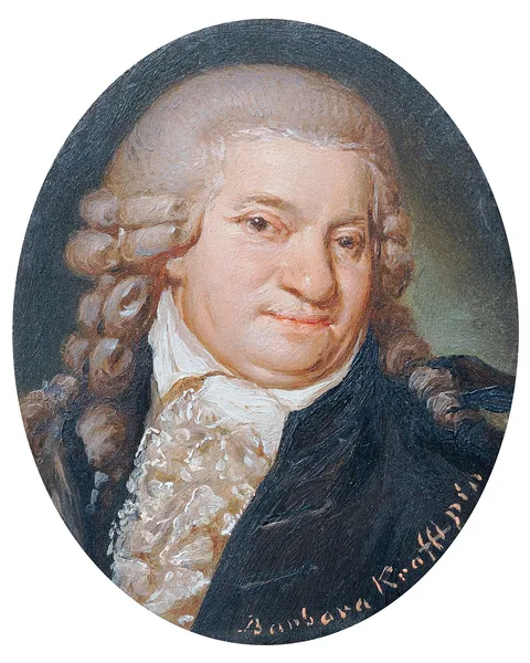 Barbara Krafft, Oval portrait of a Man