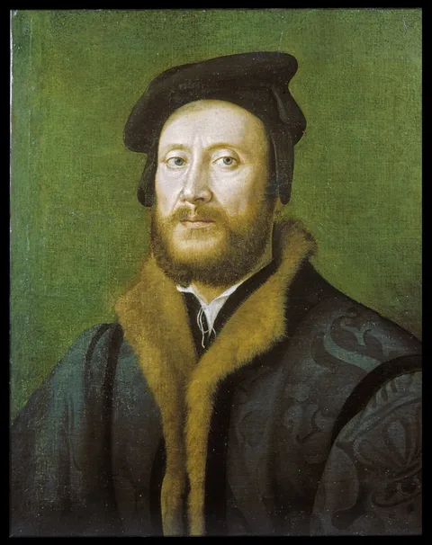 Giuliano Bugiardini, Portrait of a Bolognese Gentleman in a Fur-lined Coat
