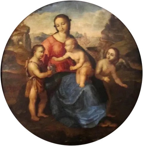 Giuliano Bugiardini, Madonna and Child with St. John and an angel