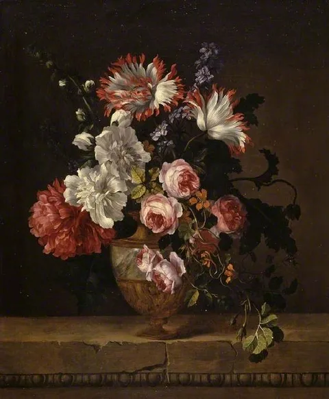 Gerard van Spaendonck, A vase of flowers