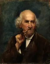 Ottilie Roederstein, Old Man with Pipe