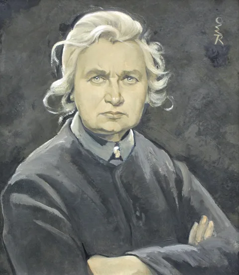 Ottilie Roederstein, Self-portrait with Folded Arms
