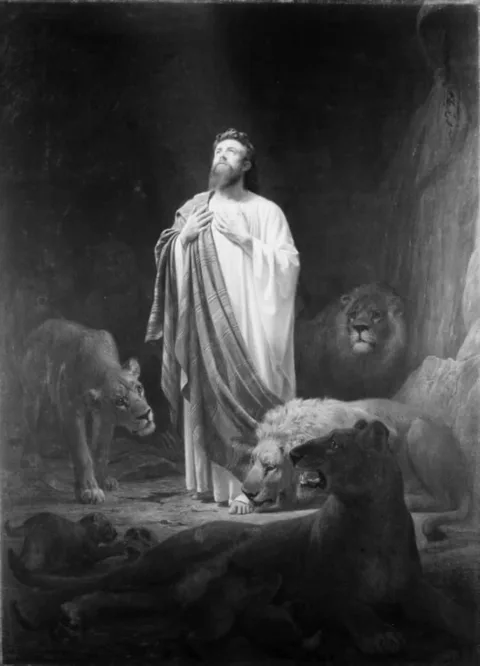 Otto Bache, Daniel i løvekulen