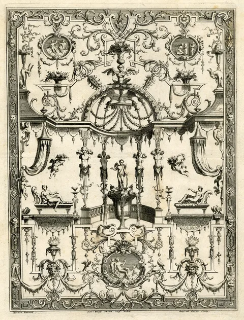 Jean Bérain the Elder, Ornament designs