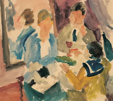 Joseph Kutter, Family Around a Table