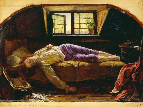 Henry Wallis, The Death of Chatterton