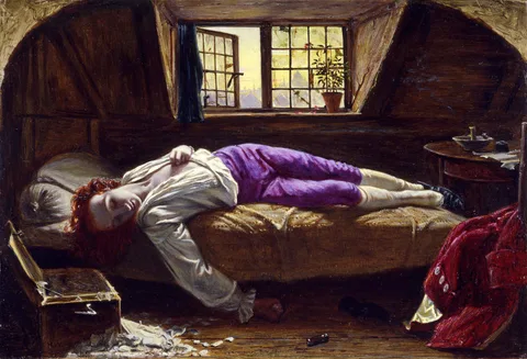 Henry Wallis, Chatterton (The Death of Chatterton)
