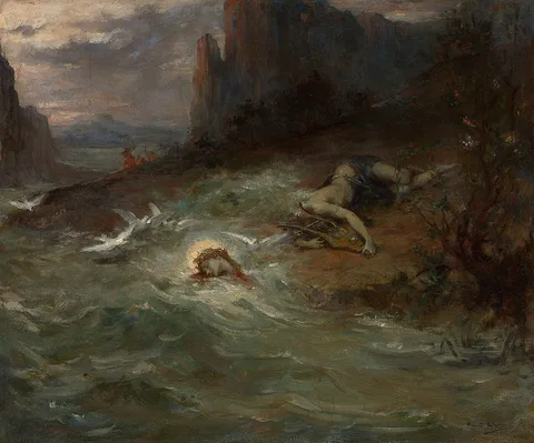 Henri Leopold Levy, The Death of Orpheus