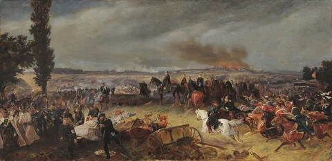 Georg Bleibtreu, The Battle of Königgrätz on July 3, 1866