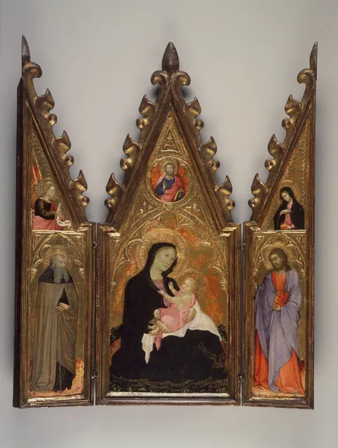 Andrea di Bartolo, Madonna of Humility, portable altarpiece