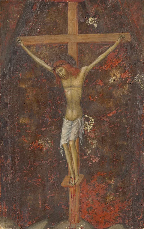 Andrea di Bartolo, Christ on the Cross [reverse]