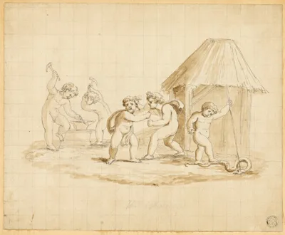 Diana Beauclerk, Putti Enacting Mythological Scenes