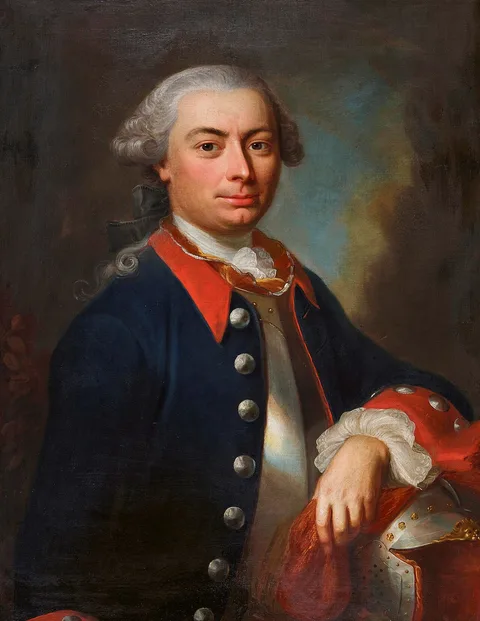 Jakob Emanuel Handmann, Porträt des Friedrich von Luternau (1727-1797).