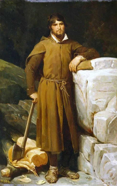 Valeriano Bécquer, The Woodcutter