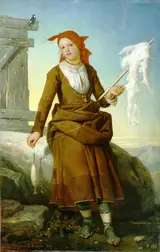 Valeriano Bécquer, The Spinner