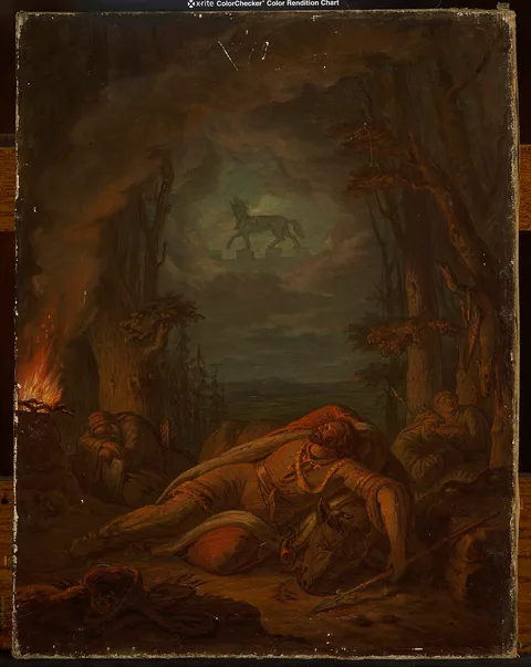 Aleksander Lesser, Dream of Gediminas about the Iron Wolf