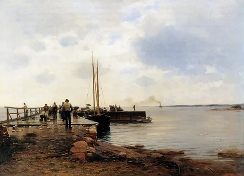 Victor Westerholm, Eckerö Post Quay