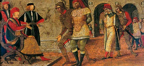 Francesco Bonsignori, Captive Kings before a Judge