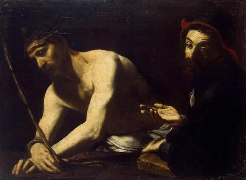 Battistello Caracciolo, Christ and Caiaphas