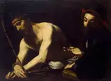 Battistello Caracciolo, Christ and Caiaphas