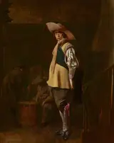 Willem Cornelisz Duyster, Officer, Standing