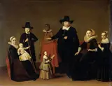Willem Cornelisz Duyster, Family group with a black man