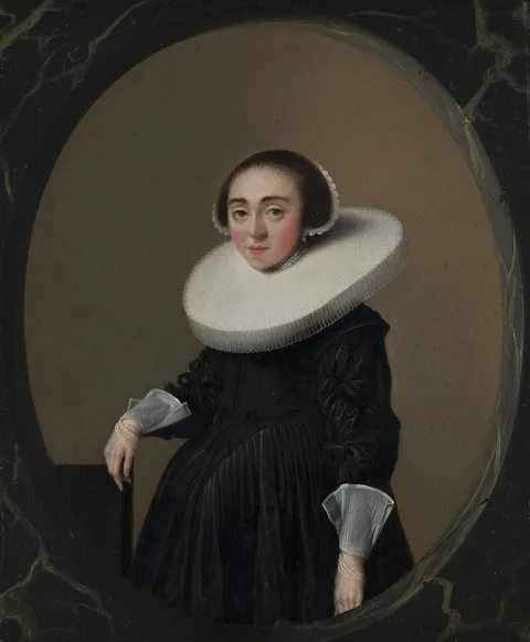 Hendrik Gerritsz Pot, Portrait of Anna Hooftman (1613-after 1645)