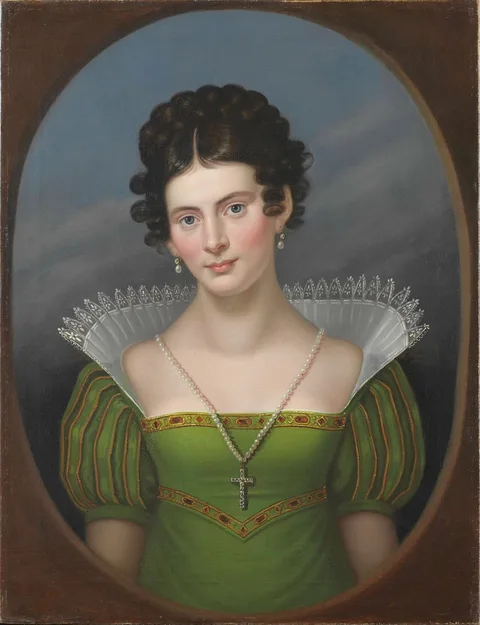 Caroline Bardua, Portrait of Dorothee van Herzeele