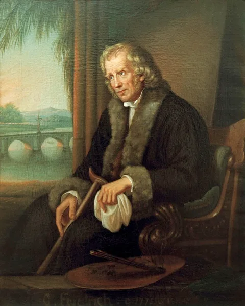 Caroline Bardua, Portrait of Caspar David Friedrichs